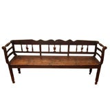Antique Hall or Garden Bench