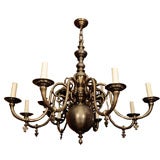 An 8-Light Dutch Baroque Style Chandelier