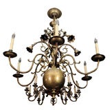 Antique A 6-Light Flemish Baroque Style Chandelier
