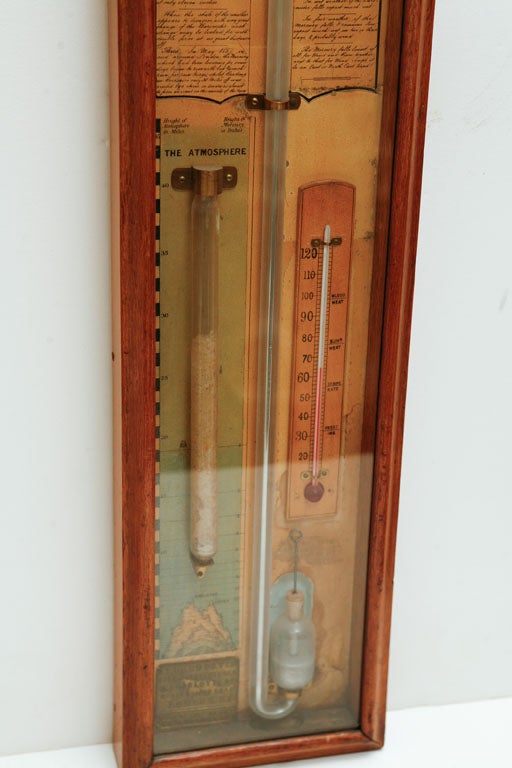 19th Century English Barometer In Excellent Condition For Sale In So. Egremont, MA