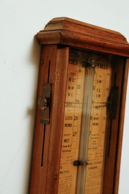19th Century English Barometer For Sale 3