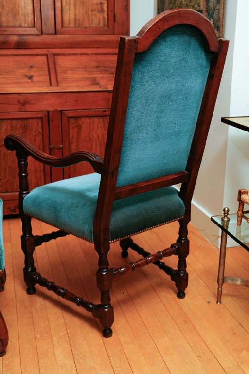 19th Century English Chair and Ottoman For Sale