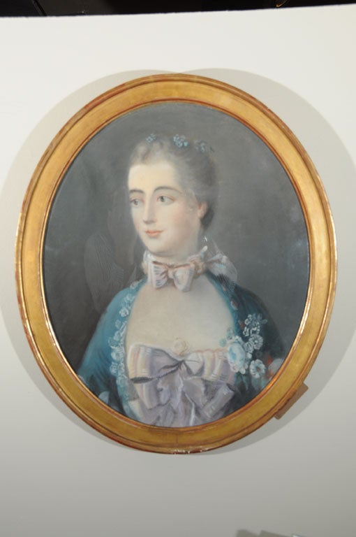 Early 19th Century Female Portrait In Good Condition For Sale In Houston, TX
