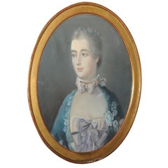 Portrait de femme du début du XIXe siècle