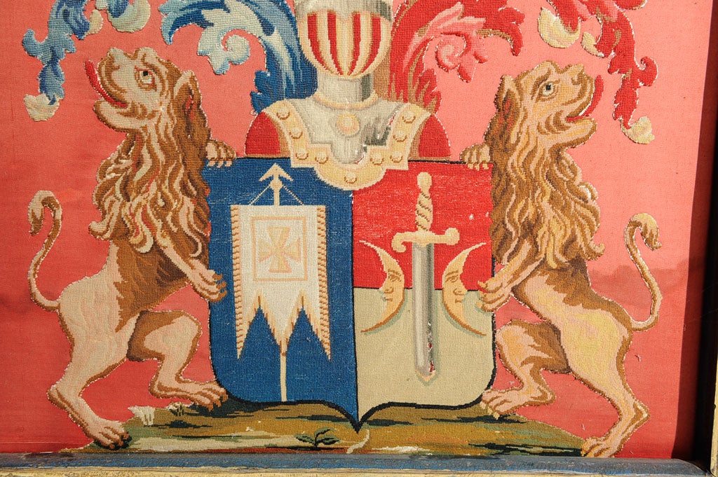 Framed Coat of Arms, depicting Polish nobility In Good Condition For Sale In Queenstown, MD