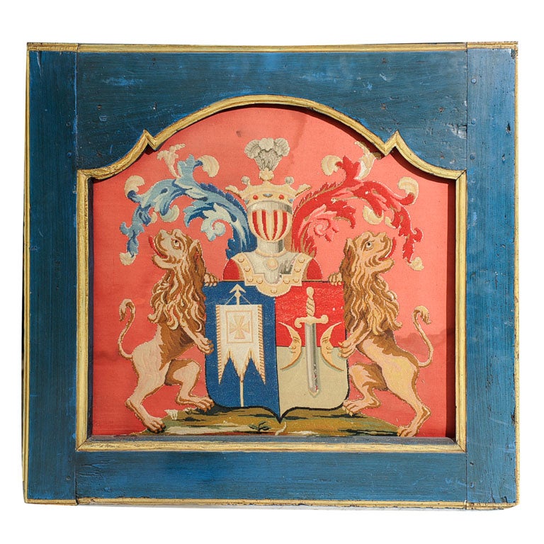 Framed Coat of Arms, depicting Polish nobility For Sale
