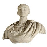 Monumental Plaster Bust of Caesar (one of five)