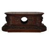 Antique 19th Century Carved Table Clock Case