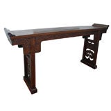 Scrolled Top Altar Table