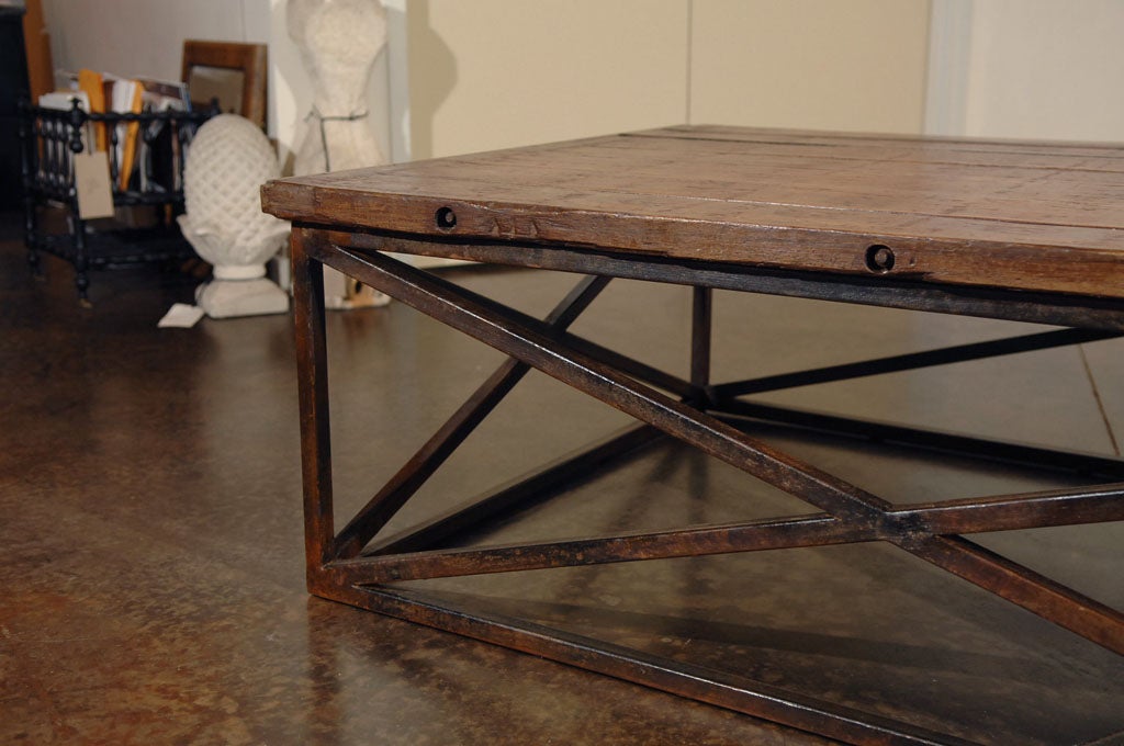 Antique Pallet Top Coffee Table 3