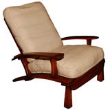 Vintage Streamlined Maple Morris Chair