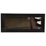 Antique Equestrian Frame with Mirror
