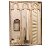 Architectural Gothic Mirror from Old Church in New York