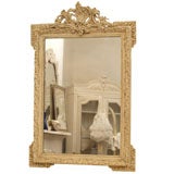 French Antique Hand Carved Mirror