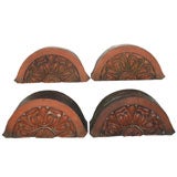 A Set of Four English Terra-cotta Corbels/Architectural Elements