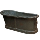 Zinc baby bathtub