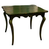 Italian Rococco-style green painted table Italian Rococco-style green painted table