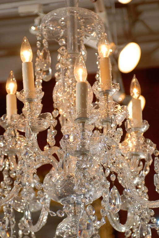 American Waterford Style All Crystal Chandelier