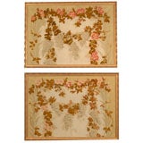 Pair of 19th Century Napoleon III Aubusson Tapestries