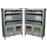 Pair of Painted Bookcases Stamped Jansen