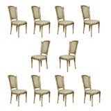 Set of 12 Jansen Dining Chairs