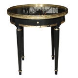 Maison Jansen Ebonized Gueridon Table