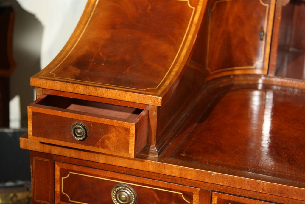 American Mahogany Carlton House Banded Desk