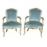 Pair of Louis XVI Style Chairs by Maison Jansen