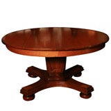 An Oak Pedestal Table