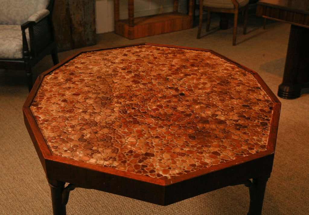 Unknown A Pebble Mosaic Table For Sale