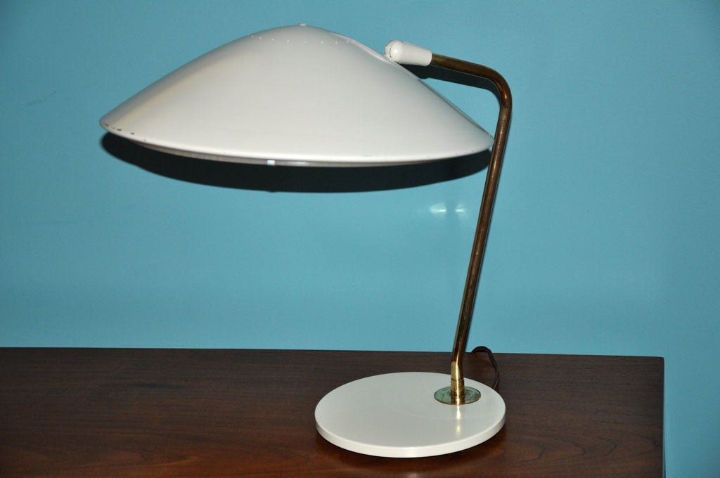 Lightolier Desk Lamp designed by Gerald Thurston In Excellent Condition In Los Angeles, CA
