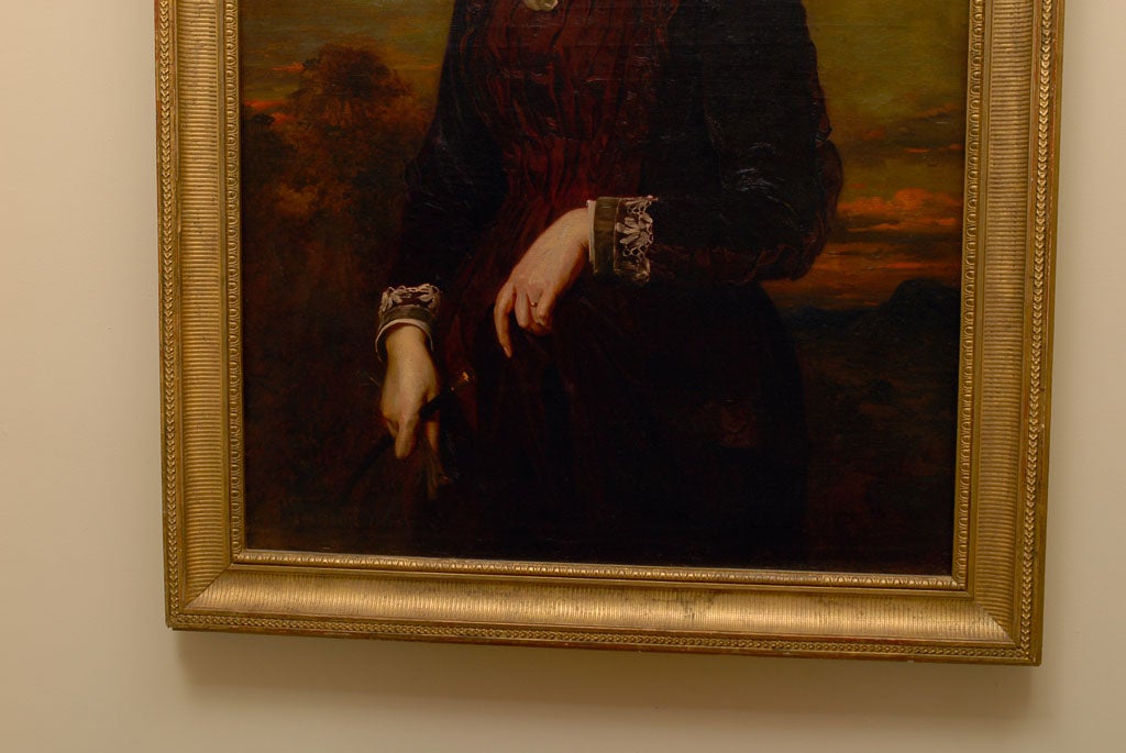 Belgian Portrait of a Lady, by Fernand Toussaint