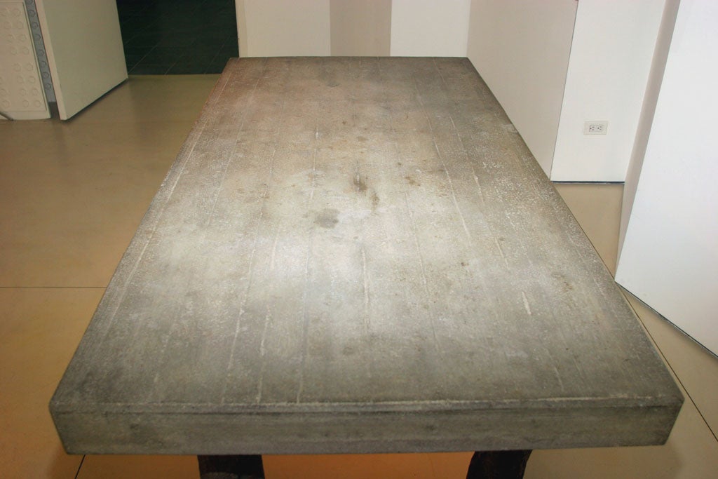Concrete Table by Jens Peter Schmid For Sale 3