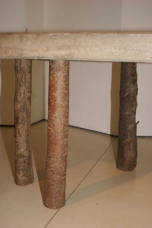 Concrete Table by Jens Peter Schmid For Sale 4