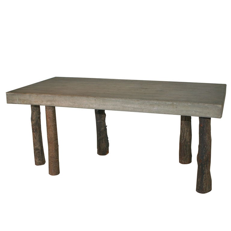Concrete Table by Jens Peter Schmid For Sale