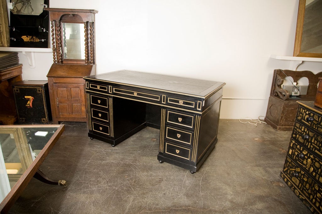A French Ebonized Desk, Circa 1860