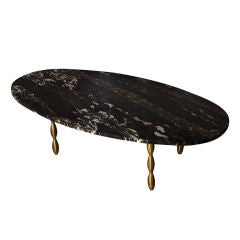 Art Deco Marble-topped coffee table