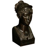 EMPIRE BRONZE BUST OF MARIE LOUIS
