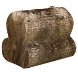 Antique Carved Marble Logs