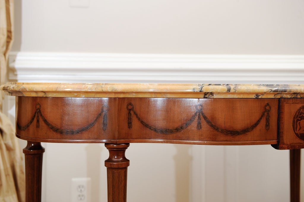 Pair of Sheraton Fruitwood Consoles In Excellent Condition For Sale In Kensington, MD