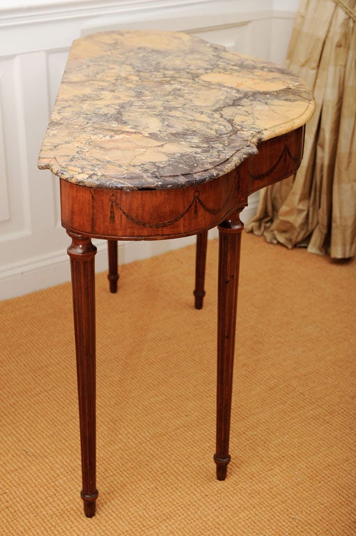 Pair of Sheraton Fruitwood Consoles For Sale 3