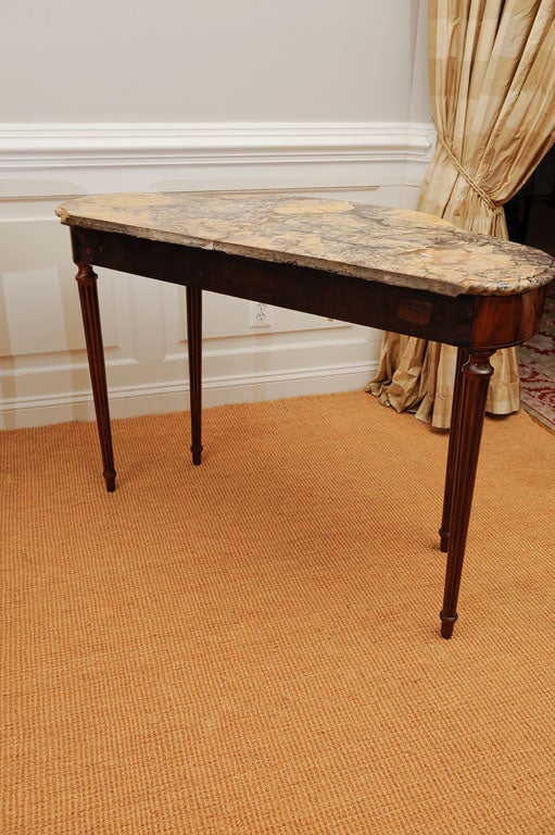 Pair of Sheraton Fruitwood Consoles For Sale 4