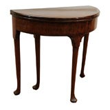 Petite Demilune Gate Leg Game Table