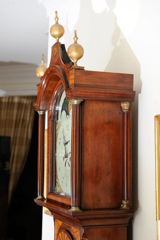 Hardwood T.O. Springfield, Norwich Tall Clock For Sale