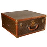 Louis Vuitton Vintage Monogram Canvas Bisten Square Trunk Suitcase