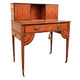 Antique Edwardian Satinwood Inlaid Lady's Writing Desk