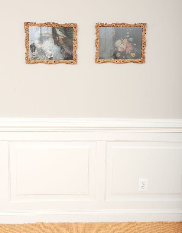 Pair of George III embossed Bird Pictures Samuel Dixon