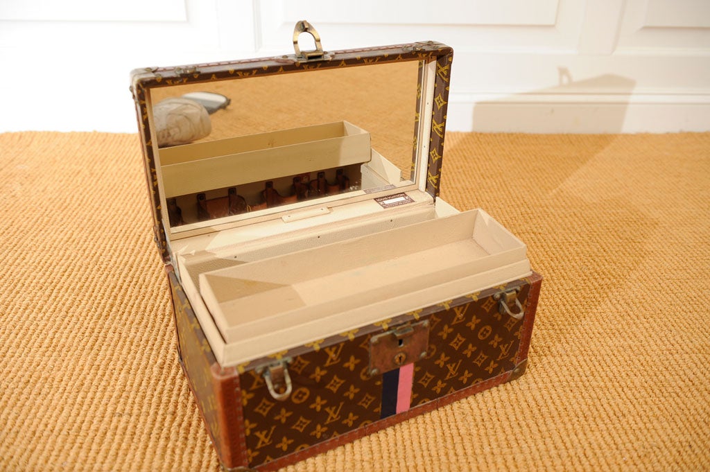 20th Century Louis Vuitton Vintage Monogram Canvas Bisten Train Case