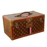 Louis Vuitton Vintage Monogram Canvas Bisten Train Case