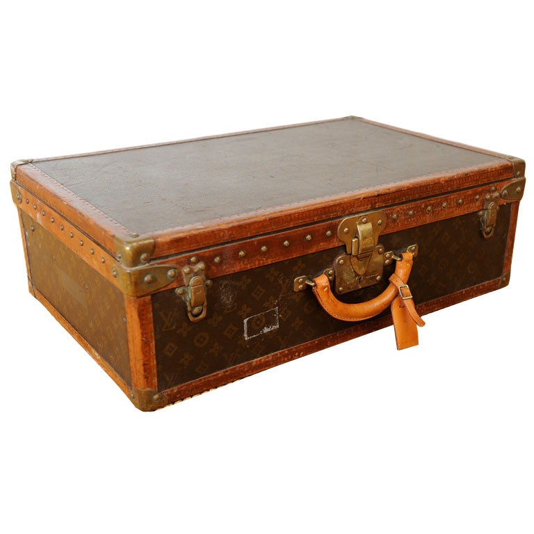 20th Century Louis Vuitton Suitcase Alzer 80, 1970 For Sale at 1stDibs